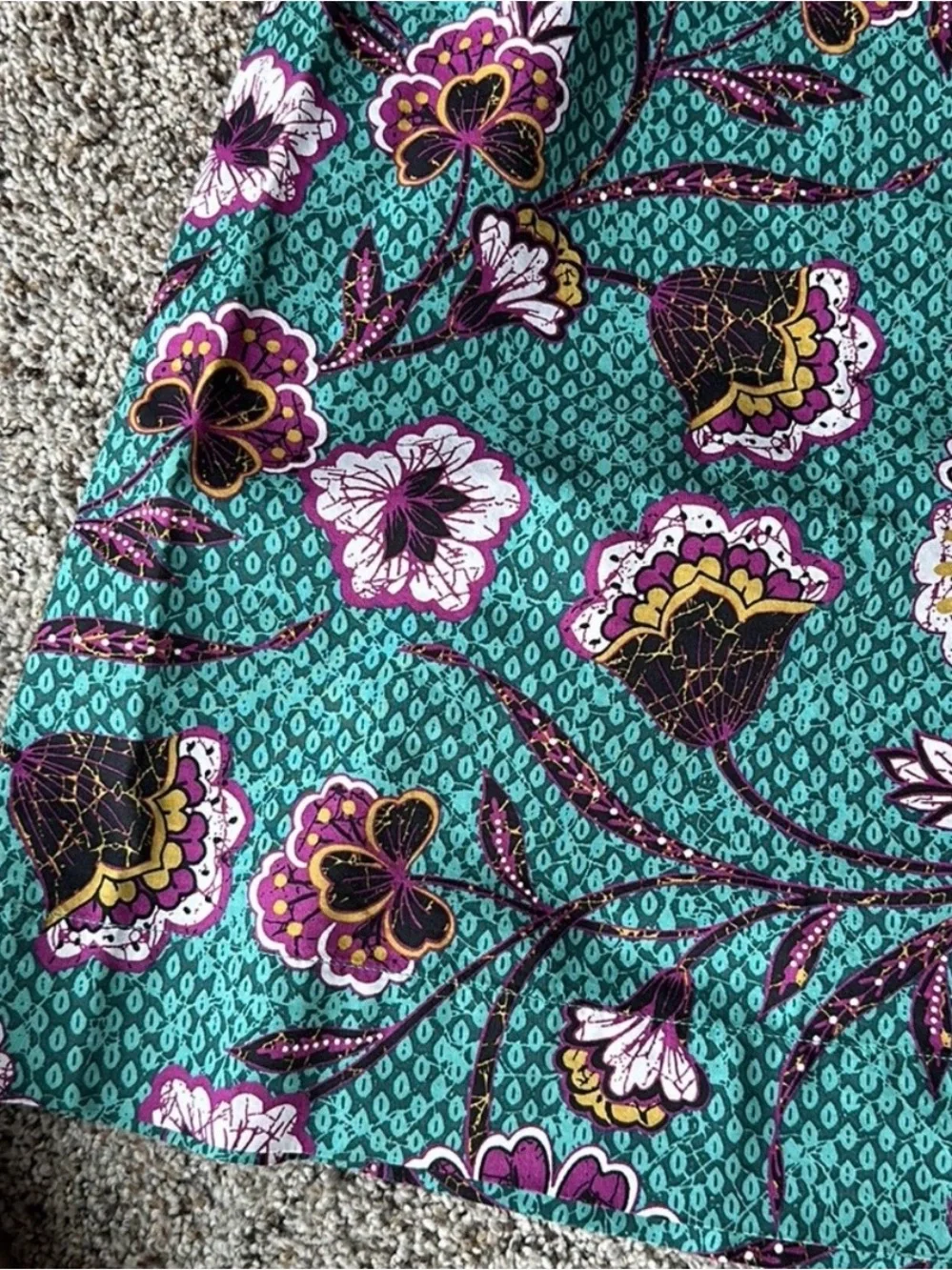 LOFT Floral Utility Midi Shirtdress - Picture 5 of 6